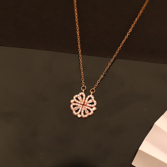 Rose Gold Shimmer Convertible Necklace