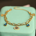 Aura Luxe Evil Eye Charm Bracelet