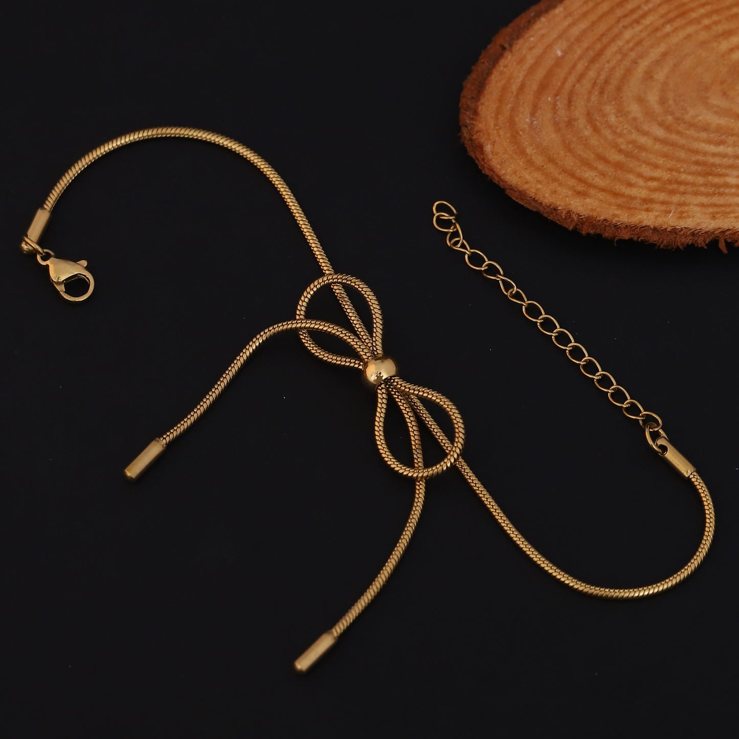 Golden Knot 22K Gold PVD Bracelet