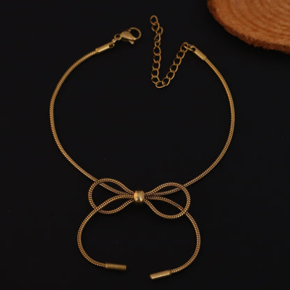 Golden Knot 22K Gold PVD Bracelet