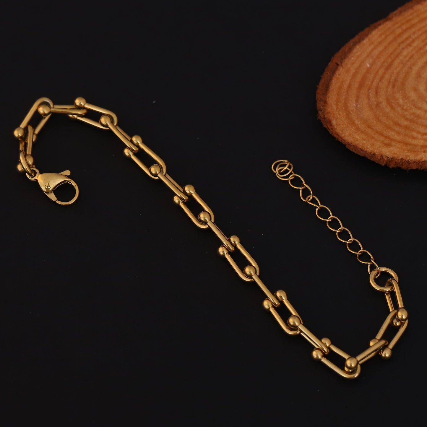 U-Link Chain 22K Gold PVD Bracelet