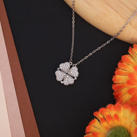 Silver Shimmer Convertible Necklace