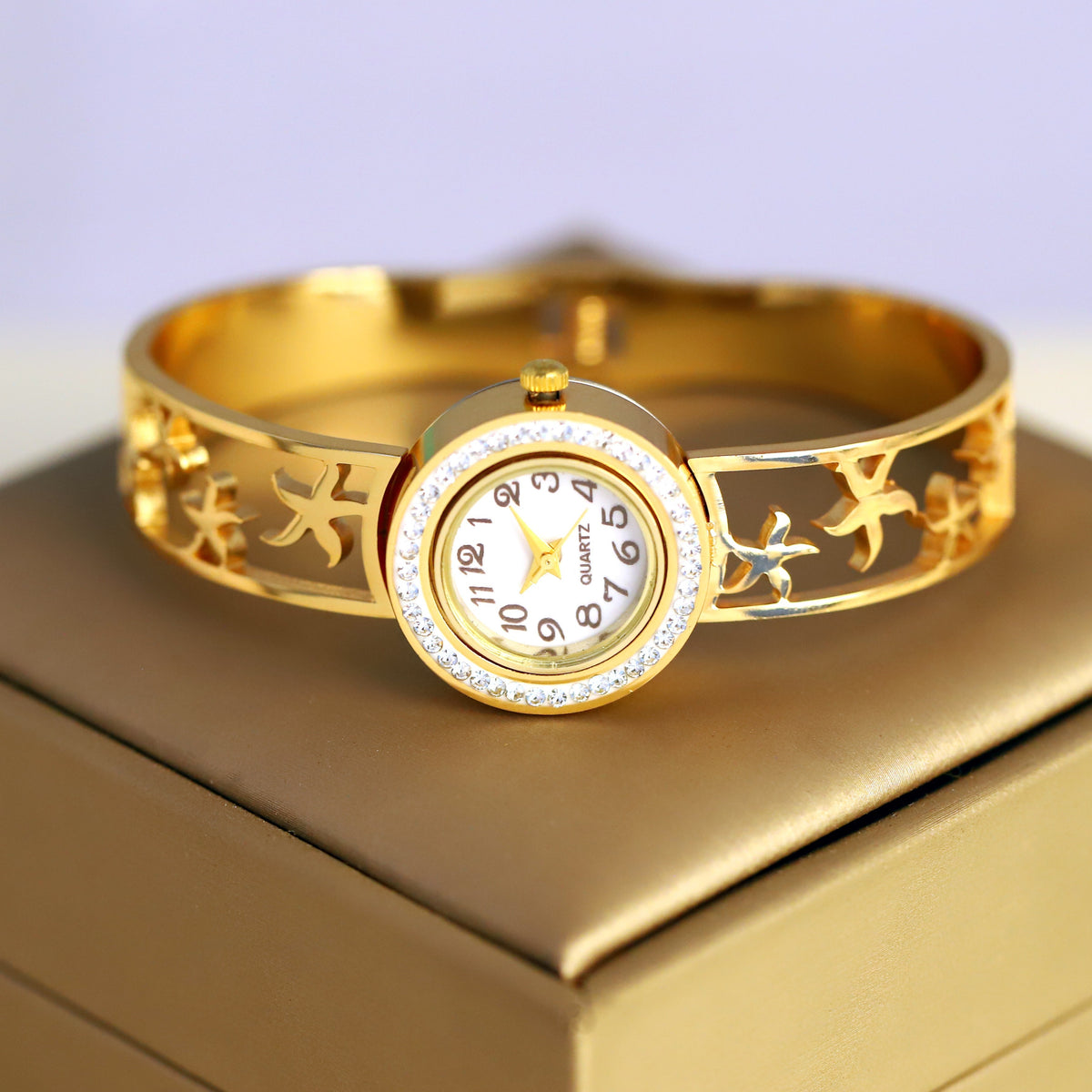 Golden Grace Bangle Watch