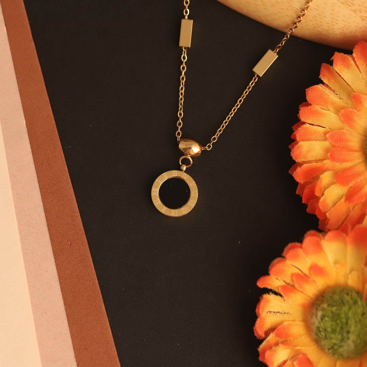 Twilight Charm 18K Gold PVD Necklace