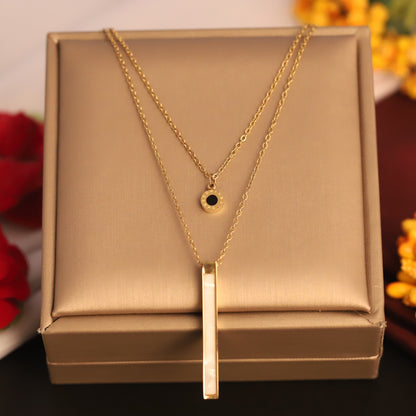 Modern Layers 18K Gold PVD Necklace