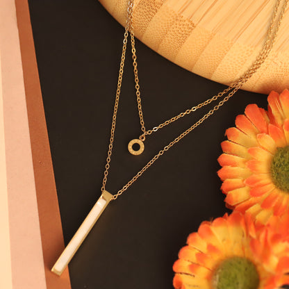 Modern Layers 18K Gold PVD Necklace