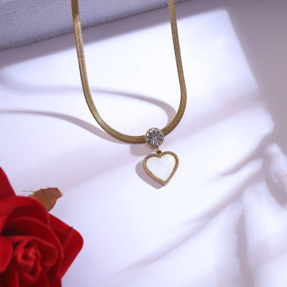 Eternal Shine 18K Gold PVD Heart Set