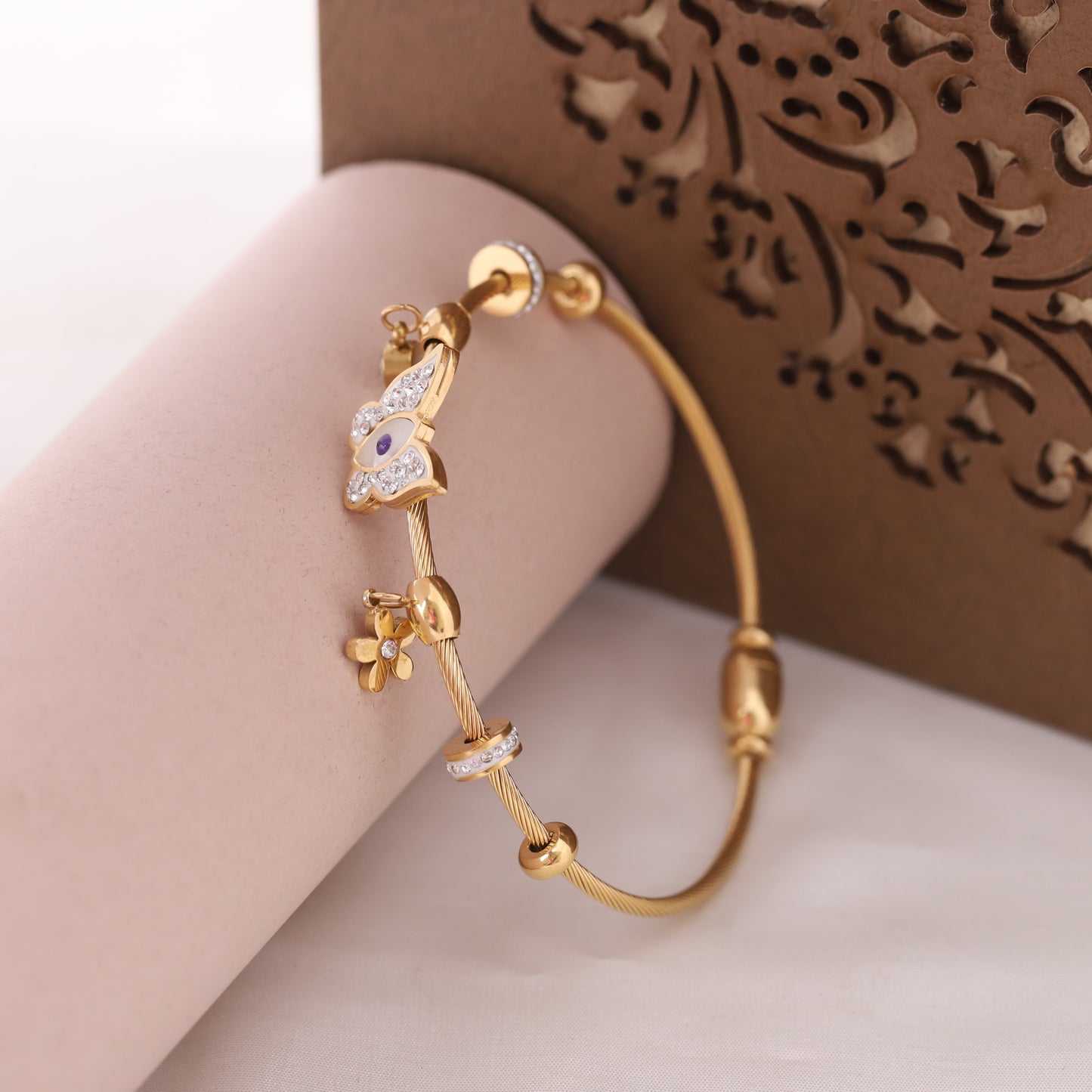 Sparkle Blossom 18K Gold PVD Bracelet