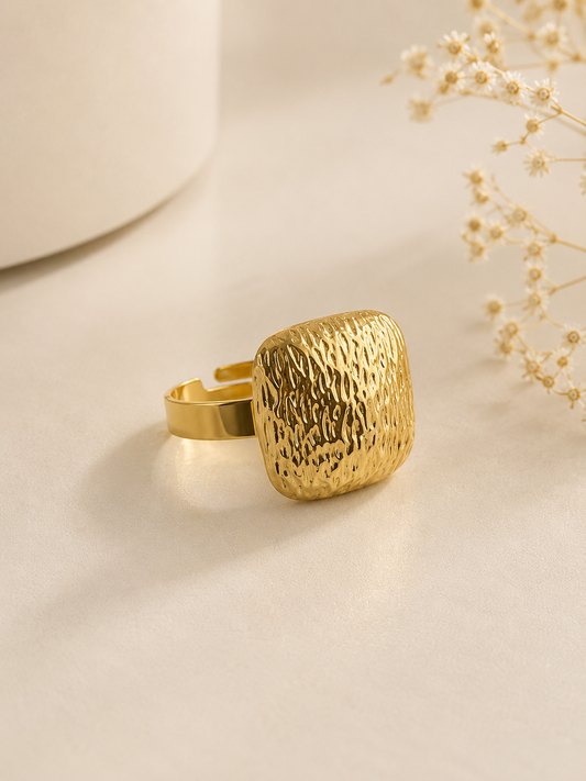 Calista Textured Dome Ring