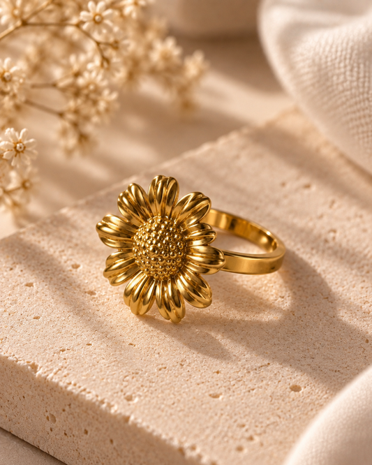 Sunflower Blossom Ring